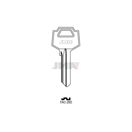 LLAVE JMA ACERO FAC 20D (C)