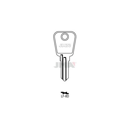 LLAVE JMA ACERO LF 8D (C)
