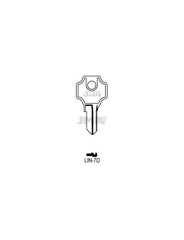 LLAVE JMA ACERO LIN 7D (B)