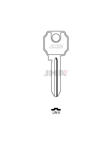 LLAVE JMA ACERO LIN 9 (B)