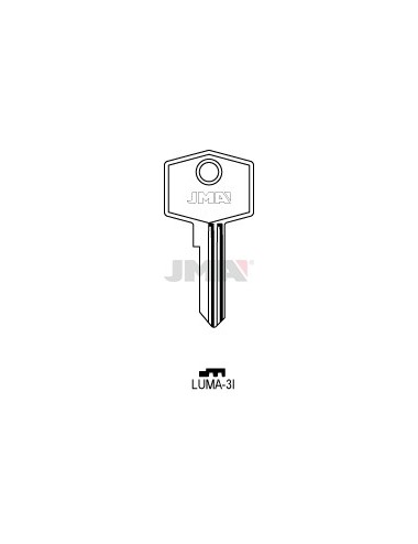 LLAVE JMA ACERO LUMA 3I (B)