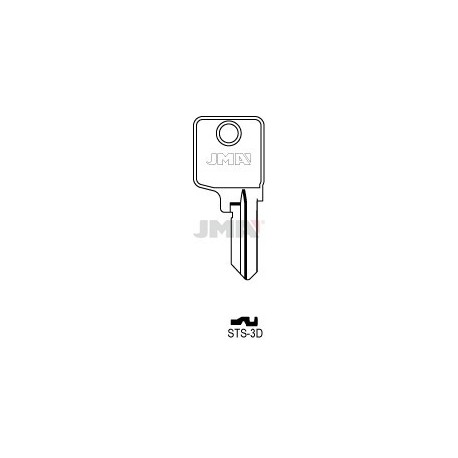 LLAVE JMA ACERO STS 3D (B)
