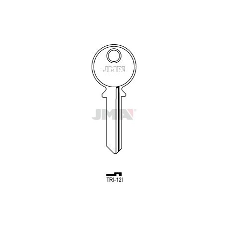 LLAVE JMA ACERO TRI 12I (C)