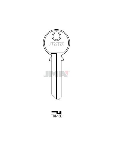 LLAVE JMA ACERO TRI 18D (C)