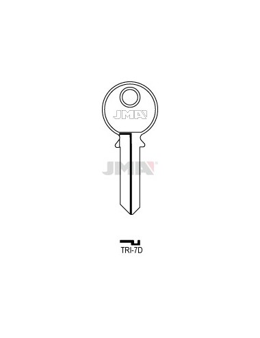 LLAVE JMA ACERO TRI 7D (C)