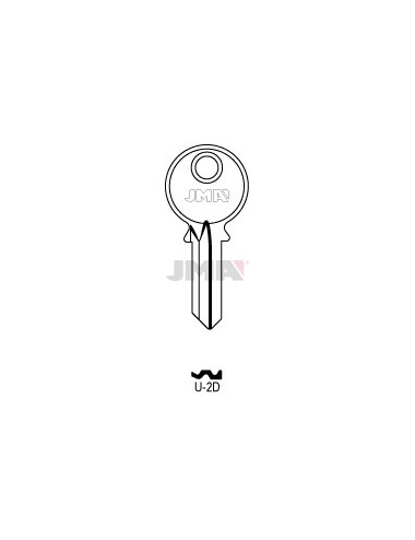 LLAVE JMA ACERO U 2D (C)
