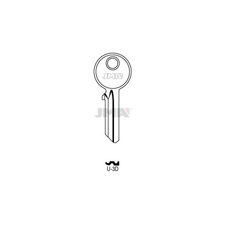 LLAVE JMA ACERO U 3D (B)