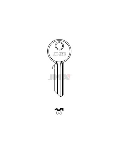 LLAVE JMA ACERO U 3I (B)