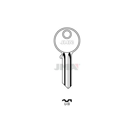 LLAVE JMA ACERO U 5I (B)