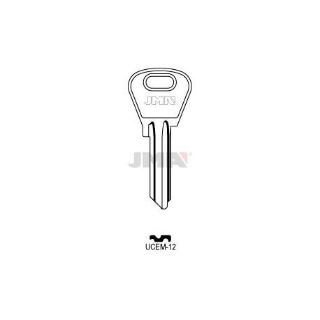 LLAVE JMA ACERO UCEM 12 (A)