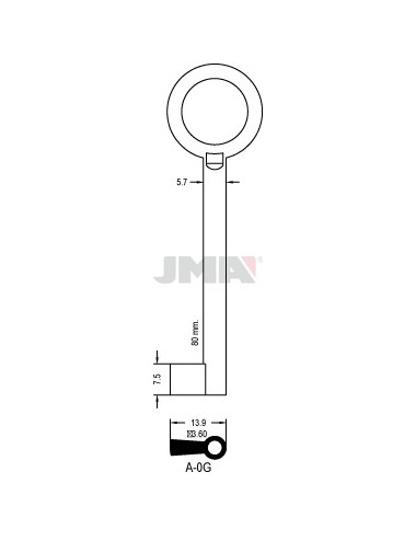 LLAVE JMA ARMARIO A 0G CV