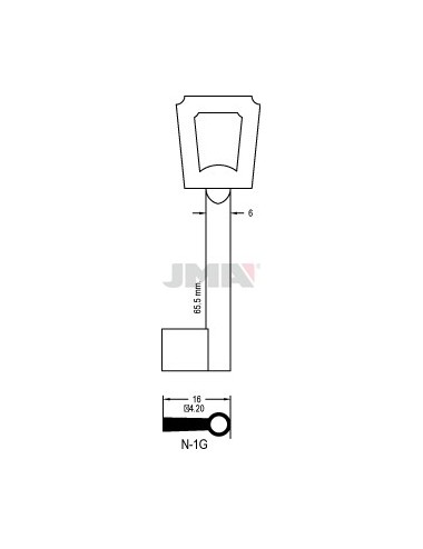 LLAVE JMA ARMARIO N 1G
