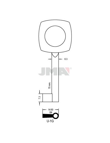 LLAVE JMA ARMARIO U 1G