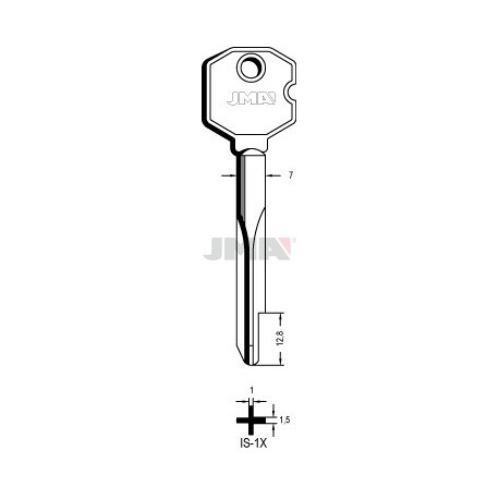 LLAVE JMA CRUCIFORME IS 1X