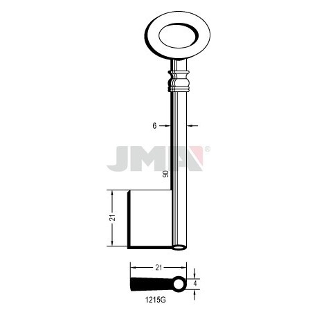 LLAVE JMA GORJA 1215G