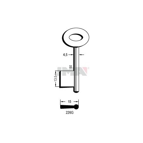 LLAVE JMA GORJA 226G