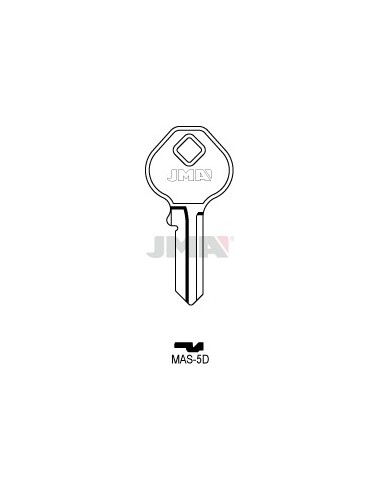 LLAVE JMA ACERO MAS 5D (C) (M13R)