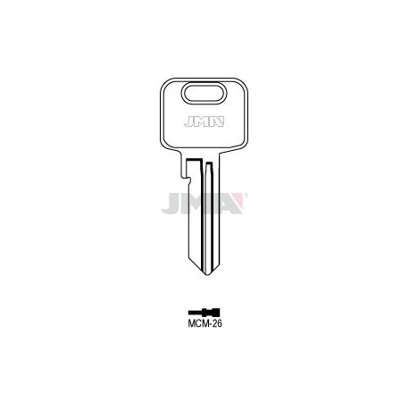 LLAVE JMA ACERO MCM 26 (B)