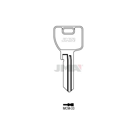 LLAVE JMA ACERO MCM 33 (B)