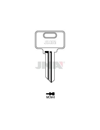 LLAVE JMA ACERO MCM 8 (B)