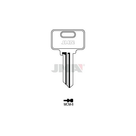 LLAVE JMA ACERO MCM 8 (B)