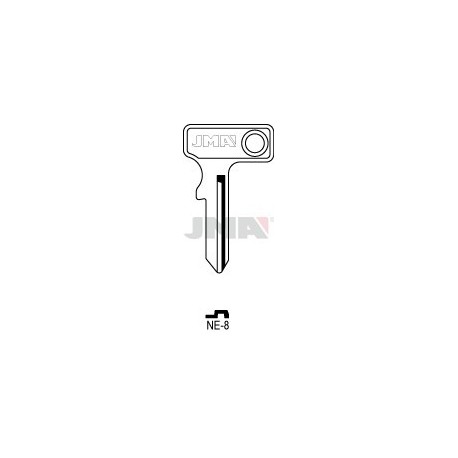 LLAVE JMA ACERO NE 8 (C)