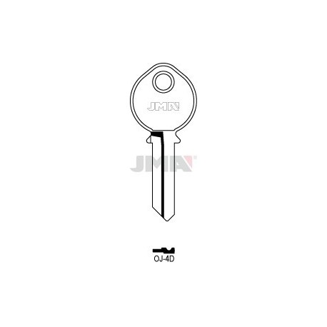 LLAVE JMA ACERO OJ 4D (B)