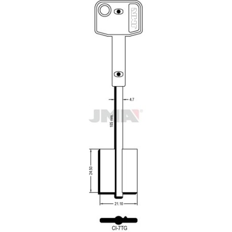 LLAVE JMA GORJA CI 7TG
