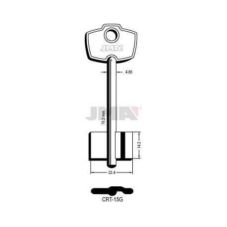 LLAVE JMA GORJA CRT 15G