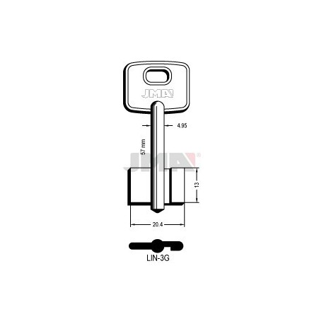 LLAVE JMA GORJA LIN 3G