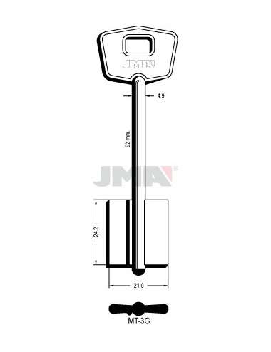 LLAVE JMA GORJA MT 3G
