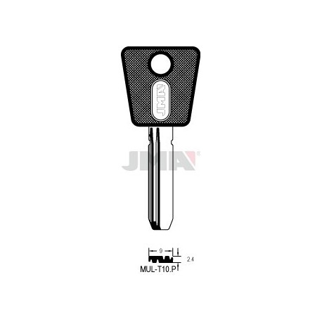 LLAVE JMA PLAST. MU 10.P ( MUL T10.P AZUL)