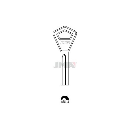 LLAVE JMA SEGUR. ABL 3 LATON