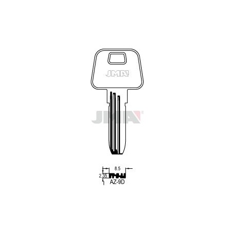 LLAVE JMA SEGUR. AZ 9D
