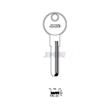 LLAVE JMA SEGUR. FAC 25