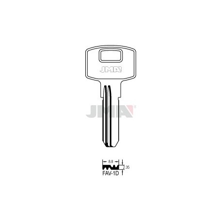 LLAVE JMA SEGUR. FAV 1D