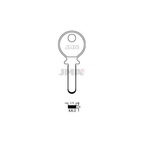 LLAVE JMA SEGUR. KA 3 ALPACA