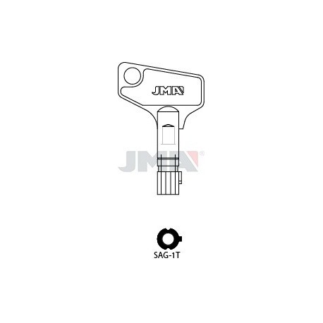 LLAVE JMA TUBULAR SAG 1T (INOX)