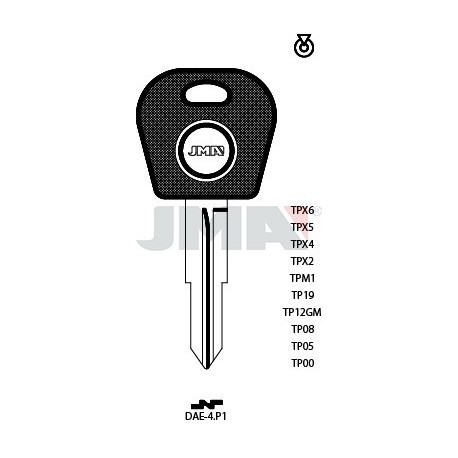 LLAVE JMA TP 00 DAE 4.P1