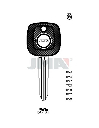 LLAVE JMA TP 00 DAI 1.P
