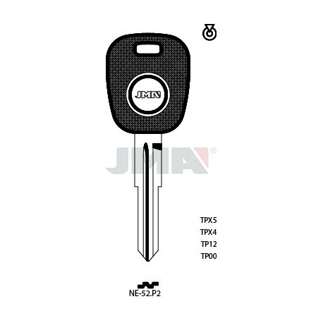 LLAVE JMA TP 00 NE 52.P