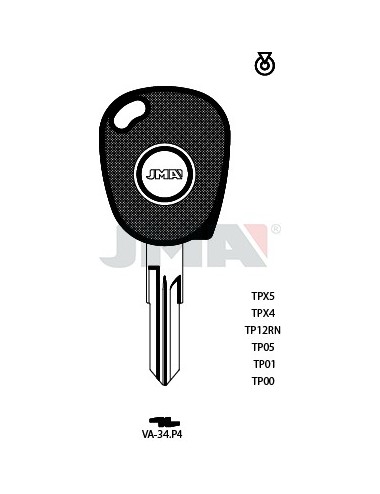 LLAVE JMA TP 00 VA 34.P4