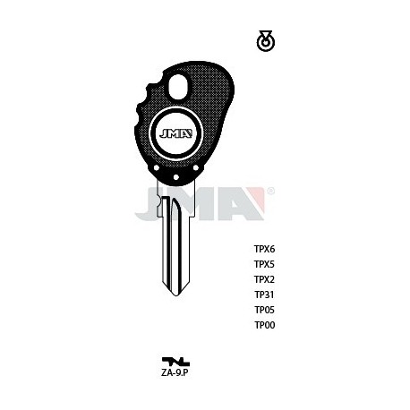 LLAVE JMA TP 00 ZA 9.P