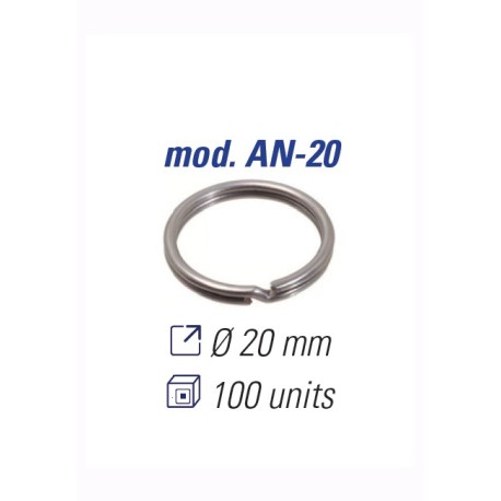 JMA ANILLAS DE LLAVERO 20MM. AN-20 (100 UDS)