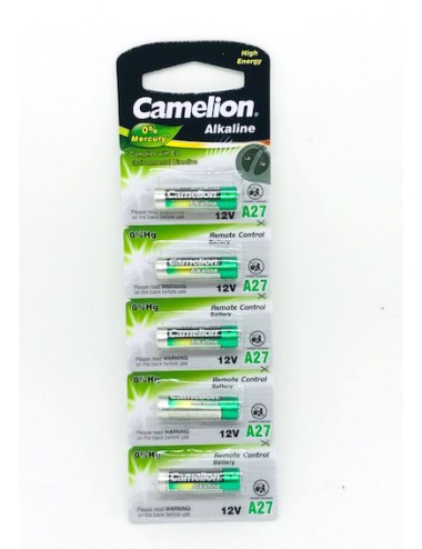 CAMELION PILA PLUS ALCALINA 27A (BLIS 5)