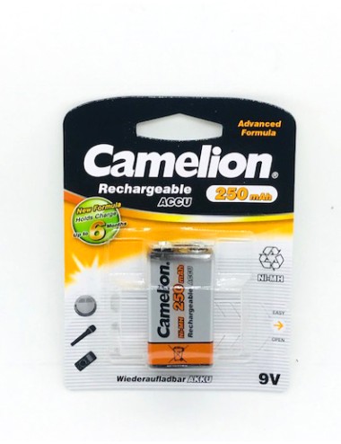 CAMELION PILA RECARGABLE LR61 9V 250 MAH (BLIS 1)