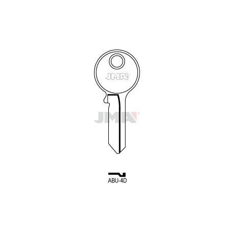 LLAVE JMA ACERO ABU 4D (C)