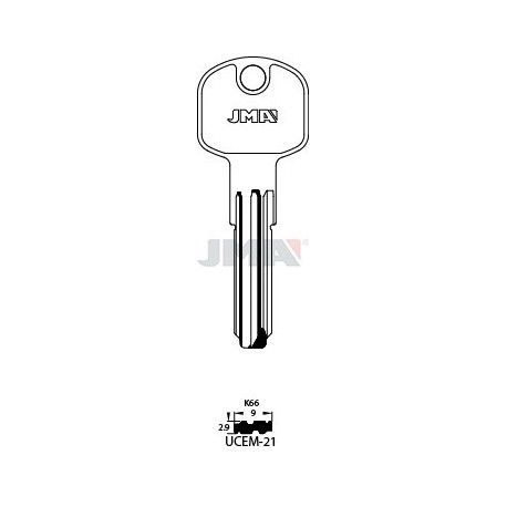 LLAVE JMA SEGUR. UCEM 21
