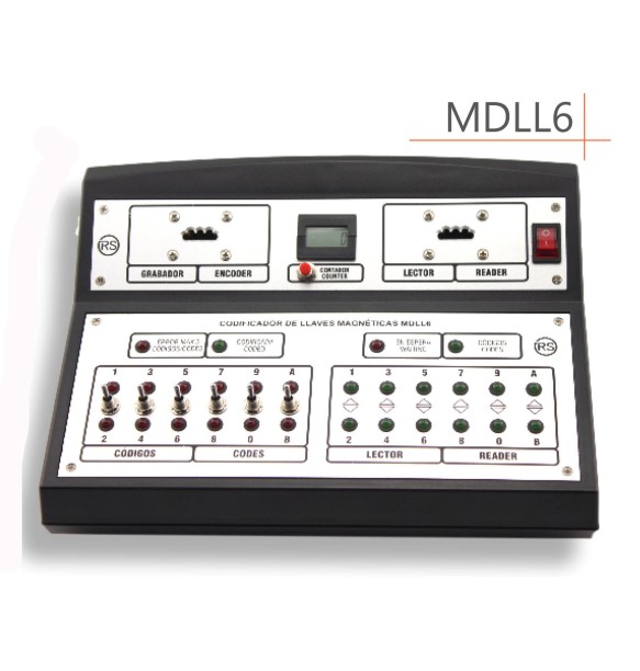 REMOCON CODIFICADORA MDLL6 LLAVES MAGNETICAS 6 IMANES