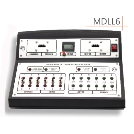 REMOCON CODIFICADORA MDLL6 LLAVES MAGNETICAS 6 IMANES